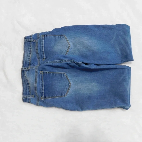 Blue High-Rise Skinny Jeans Classic Stretch Denim Size 9 - Picture 6 of 6